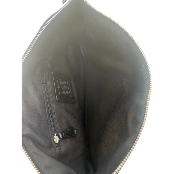 Coach Prairie Satchel Black Pebble Leather Crossbody Bag 58874 - Picture 3 of 12